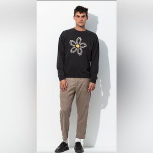 Banks Journal organic cotton Black Graphic Sweatshirt